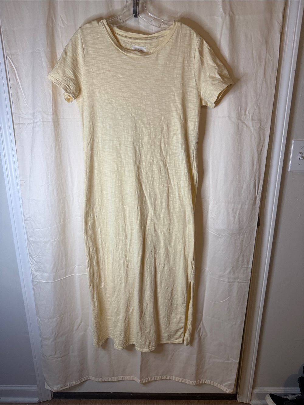 Lou & Grey Pale Yellow Crewneck dress